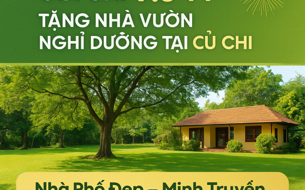 💎 BÁN 5.000m² ĐẤT – GIÁ CHỈ 9.8 TỶ – TẶNG NHÀ VƯỜN NGHỈ DƯỠNG TẠI CỦ CHI 💎