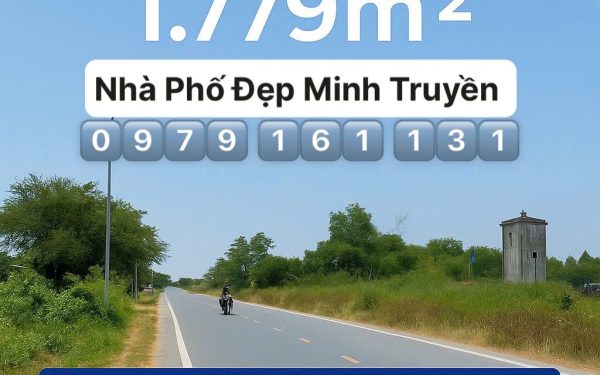 💎 MẶT TIỀN KINH DOANH 1.779m² - TỈNH LỘ 15 CỦ CHI - GIÁ CHỈ 13 TỶ 💎