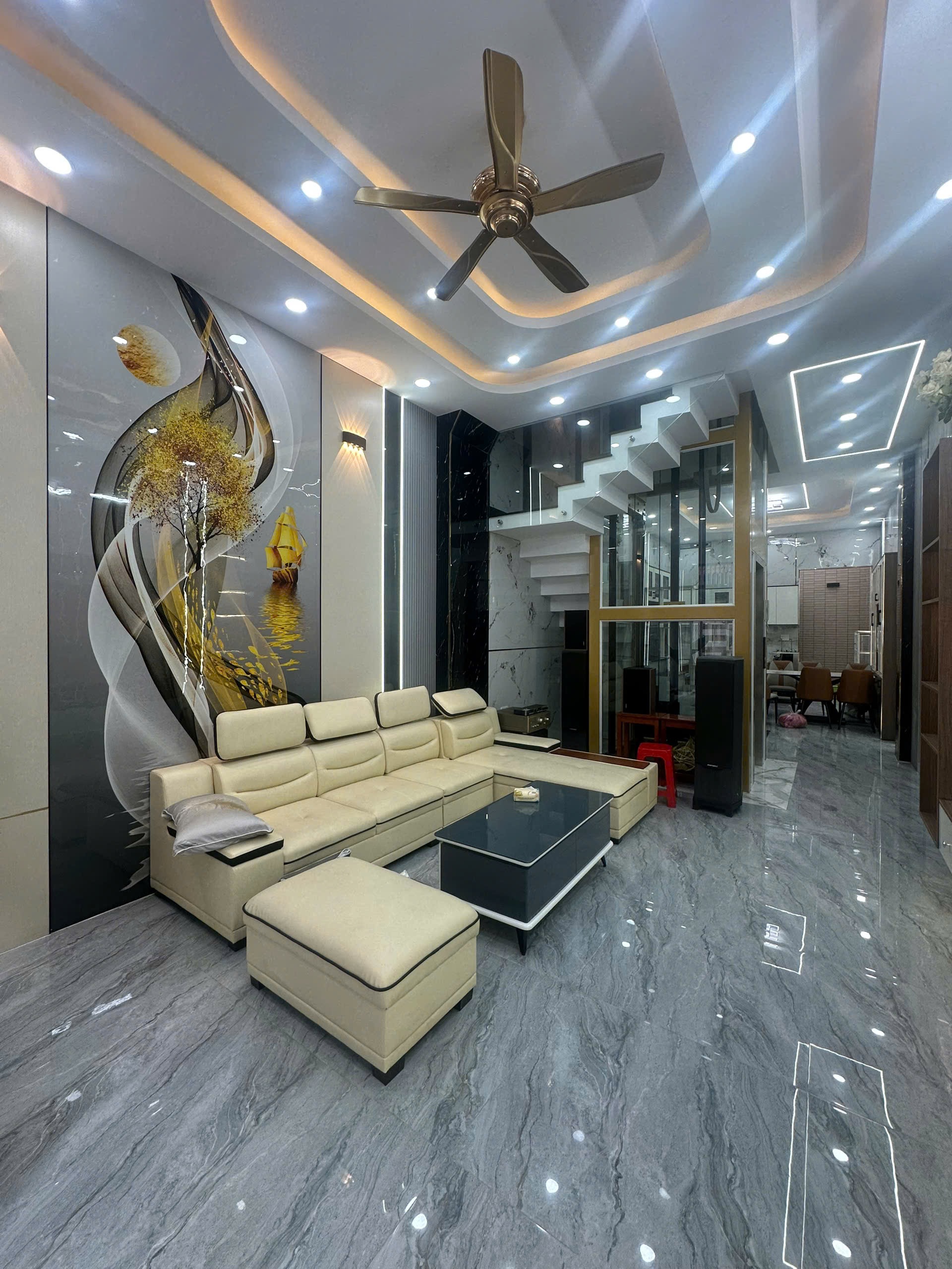 🟢 NHÀ PHỐ ĐẸP Q12 - 04 TẦNG 4mx16m - THANG MÁY - Full Nội Thất - Hẻm Oto - Chỉ 7.5T 🔆🔆🔆 - Ảnh 9